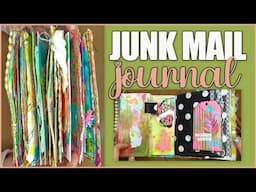 Completed Junk Mail Journal: Relaxing Flip-Through