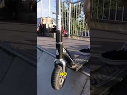DIRT SCOOT vs SKATEPARK 🍪 #scooter #skatepark #shorts