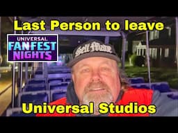 I was the last Person to leave the Universal Fanfest Nights ,the best Back to the Future experience