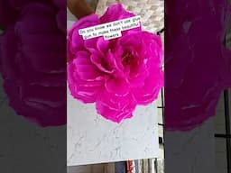 50 cms giant Crepe Paper flower handmade, flores de papel Crepe DIY @PaperSaiarts