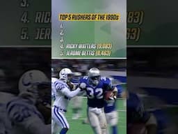 1990s rushing yard leaders!