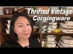 My Thrifted Vintage CorningWare Collection Tour/ Goodwill Finds & Rare Pieces!