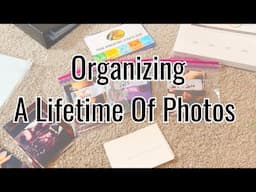 Organizing a LIFETIME OF PHOTOS | STARTING MY PHOTO PROJECTS