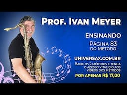 Explicando sobre a Escala Menor Harmônica na Pág 83 do método de Sax