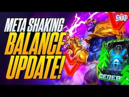 This update is MASSIVE! Is a NEW META incoming?! [Marvel Snap OTA]