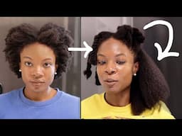 How To: SAFELY BLOW DRY THICK, DENSE, 4C NATURAL HAIR STRAIGHT
