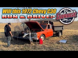 WILL IT RUN & DRIVE?  I bought this 1972 Chevy Dump Truck to clean up JUNK around the shop.