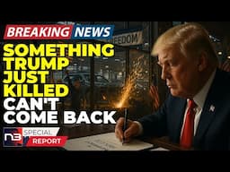 🚨BREAKING: Trump Just Killed Something With 3 Pens That Can Never Come Back