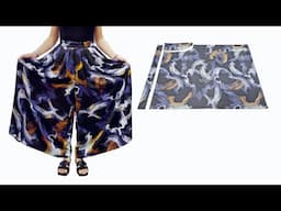 Sew a beautiful and elegant pair of pants the easy way
