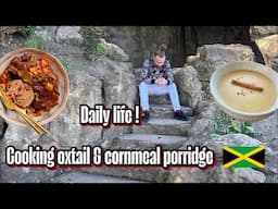 M dot R DAILY LIFE !COOKING OXTAIL & CORNMEAL  PORRIDGE & MORE!