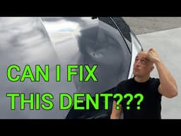 How to Fix a Large Hood Dent on Audi Using PDR | Bodyline Dent Repair with Glue Pulling