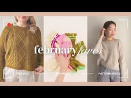 February Faves / New patterns from February 2025 / Cables, colorwork, and cute animals