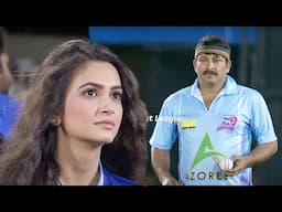 Kriti Kharbanda enjoying Pradeep's back to back 4's in Manoj Tiwari's bowling | CCL