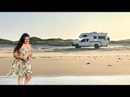 Too dangerous to stay another night | Beach truck camping