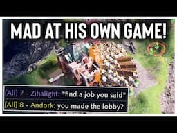 He made the rules and was FURIOUS when he lost! Age of Empires IV Nomad