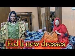 Neha k or mere Eid k new dress 👗 sil kar agay 😍 || Adnan and Misbah