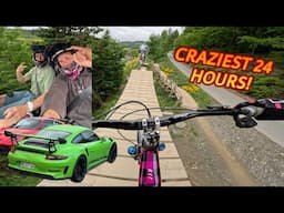 FAST LAPS IN A SPORTS CAR TO FUN LAPS AT GREENHILL BIKEPARK ALL IN 24 HOURS!!!