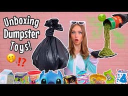 UNBOXING *DUMPSTER DIVING* MYSTERY TOYS!!😱🗑️🤢⁉️ (100+ FINDS & GOLDEN RARES!!🫢✨)  | Rhia Official♡