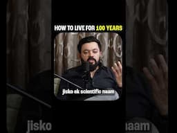 Live till 100 years , find out how