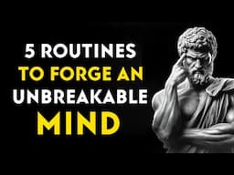 5 Stoic Morning Routines to Make You Mentally UNBREAKABLE | STOICISM