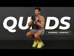 The Best QUAD Growth Workout 💥 Dumbbells Only Leg Day You Can’t Skip