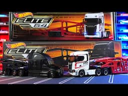 Hot Wheels Freightliner Cascadia vs Scania 770 S Elite 64