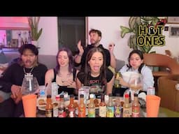 HOT ONES with my new roommates!