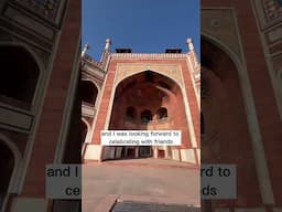 DEVASTED Football Fan explores Humayun's Tomb 🇮🇳 Super Bowl Sunday 2025 #humayunstomb