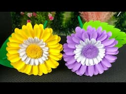 NEW !! Paper Flower🌸 Making/ Paper Crafts For School/ Home Decor/ Paper