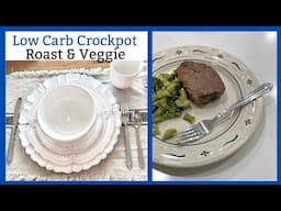 Low Carb Roast & Veggies KETO Cook With Me