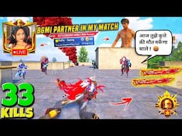 BGMI PARTNER *LIVE* STREAMERS REPORTED ME 😱 YOUTUBER CALLED ME HACKER - BGMI NEW UPDATE GAMEPLAY