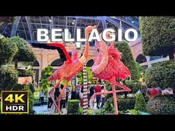[4K HDR] Bellagio Las Vegas Walking Tour | May 2025 | Bellagio Conservatory Summer Display