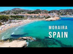 Flying over Moraira Spain 🇪🇸 | Discover the Beauty of Costa Blanca (4K)
