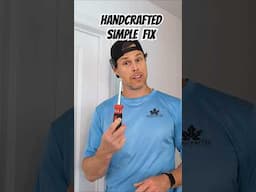 Handy tips to stop a sloppy door. #simplefix #handcraftedsimplefix #loosedoor doorrepair diy