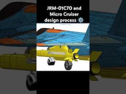 3D print design process Micro Cruiser and JRM-01C70 #3dprinting #fpv #rcplane
