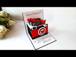 DIY Surprise POP UP CARD | Handmade Gift Idea | Greeting Card for Boyfriend | Tutorial