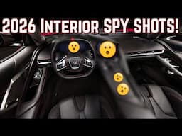 BREAKING NEWS! Spy Shots of the 2026 C8 Corvette INTERIOR in the WILD!