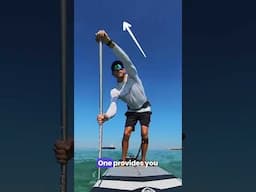 An interesting fact about top arm position. #paddleboard