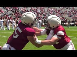 Alabama Football | Highlights from A-Day practice at Bryant-Denny Stadium