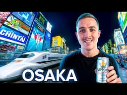 Taking Japan's 350km/h Bullet Train to Osaka 🇯🇵 (Japan's Nightlife Capital)