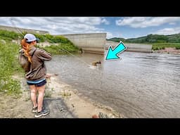 An ENDANGERED FISH Was Living In This CONCRETE PIT!!! (Second I've Ever Seen)