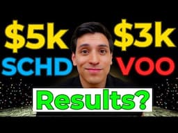 I Invested $5k in SCHD & $3k in S&P 500 VOO...(My ETF Investing RESULTS)