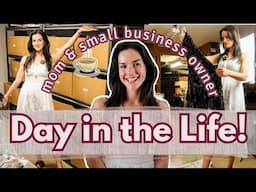 Mompreneur! A Productive Day Working From Home | Small Business & Healthy Habits