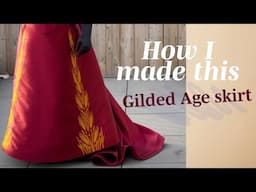 Making a Gilded Age Gown Part 1: Intro and Skirt