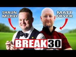 Can I BREAK 30 With Snooker's Best Golfer?!