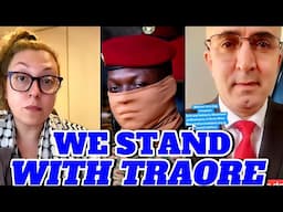 White People REACT TO LANGLEY'S Threat on Ibrahim Traore"We Stand With Africa!