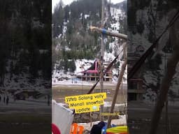 11 February Snowfall Update, Solang Vally Manali !! #snowfall #solangvalley #manali