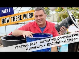 Testing Self-Watering Containers: Proven Winners AquaPots, EZCube & More