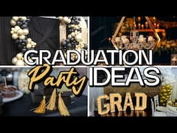 2025 DOLLAR TREE GRADUATION PARTY DECOR| EVENT PLANNING| LIVING LUXURIOUSLY FOR LESS