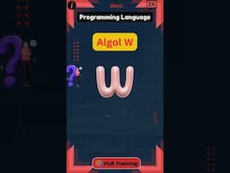 About Algol W programming language